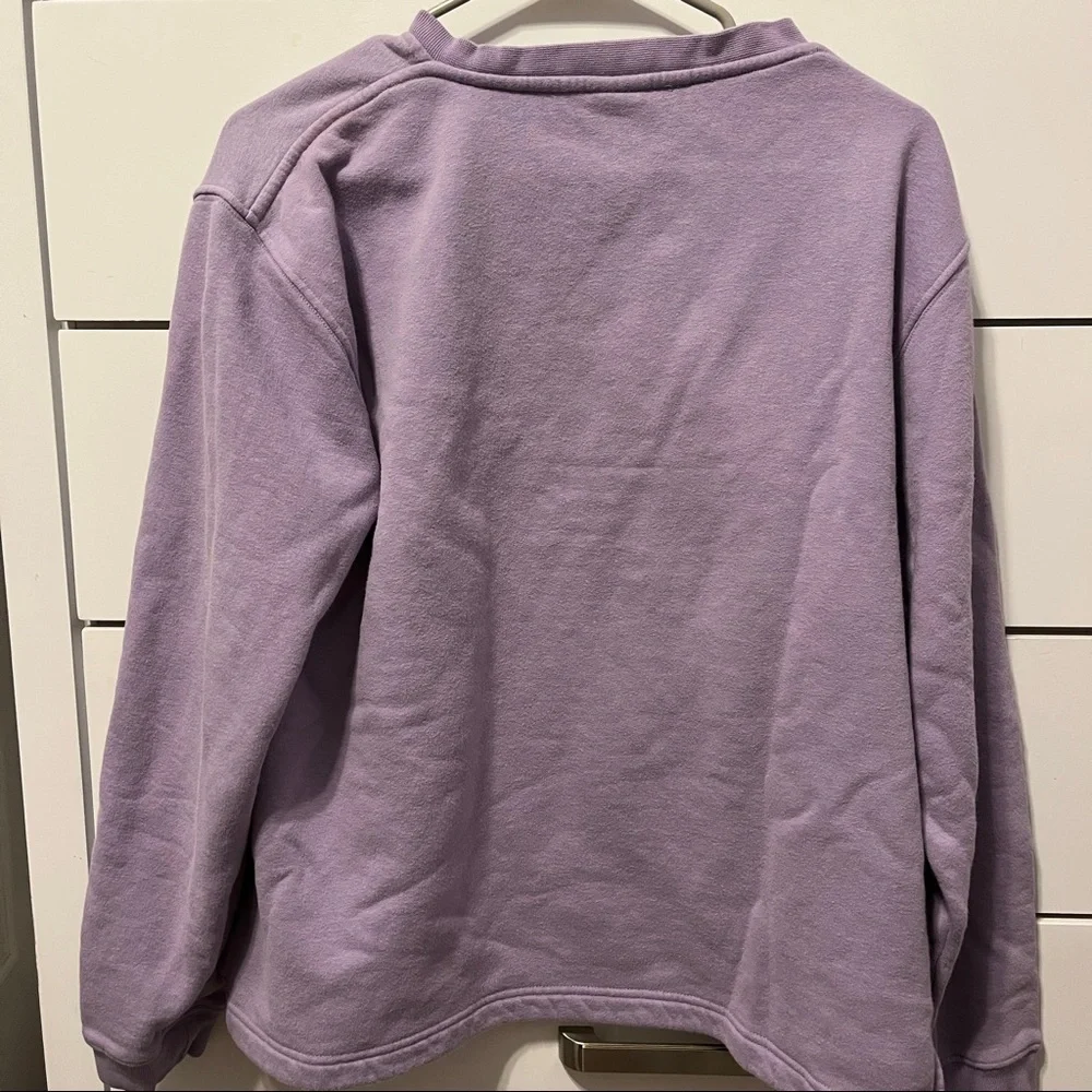 Vintage Rain Forest Cafe Orlando Purple V Neck Crewneck - Picture 3 of 5